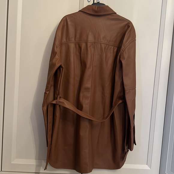 ZARA faux Lester over shirt/ coat- could also be worn as mid shirt/ short dress - Picture 3 of 3